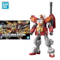 Bandai ชุดประกอบโมเดลของแท้ XXXG-01H HG Gundam Heavyarms 1/144อนิเมะตุ๊กตาขยับแขนขาได้หุ่นประกอบของขวัญของเล่นแบบชุดสะสมสำหรับเด็กผู้ชาย