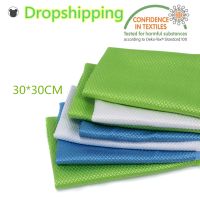 9PCS No Water Mark Glass Towel Household Cleaning Ribbed Cloth for Mirror Car Window Glass Drying Tableware Napkins Dropshipping