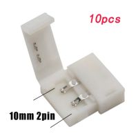 HVJ-10 Pcs 10mm 2/4 Pin L Shape Led Rgb Connector For Connecting Corner Right Angle 10mm 5050 Rgb Led Strip Light