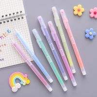 Kawaii Colored Gel Pens Set School Student 0.5 mm Ballpoint Pen for Journal Cute Stationary Daily Writing Office Supplies