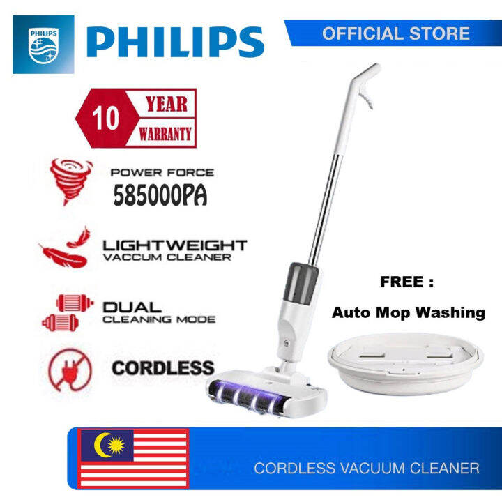 P-001 Cordless Mop Vacuum Cleaner Vakum Mop Tanpa Wayar 无线拖地机 | Lazada