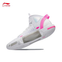 Li Ning Wade รองเท้าสนีกเกอร์ผู้ชาย,รองเท้าบาสเก็ตบอล10รองเท้าบุรุษการดูดซับแรงกระแทกฤดูใบไม้ผลิฟื้นตัวสูงชุดสวมใส่น้ำหนักเบากันลื่น