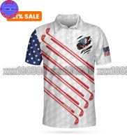 POLO SHIRT -  XzX180305 Golf Skull Golf Clubs Happy Golf Colorful Golf Mens and s High Quality Full sublimation Quick Dried Polo Personalized p-1656 (private chat free custom name&amp;logo)