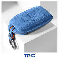 TPIC Alcantara Remote Key Fob Shell สำหรับ Rolls Royce Phantom Cullinan Wraith รถ Key Case ผู้ถือพวงกุญแจป้องกัน