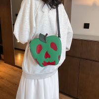 Halloween Gift Woman Handbag New Style Bags Funny Pumpkin Shoulder Crossbody Small Round Bag