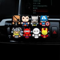 【cw】1PC Car Perfume Air Freshener Vent Outlet Clip Cartoon Auto Air Vent Solid Fragrance Air Conditioner ！