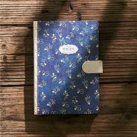Sharkbang 128 Sheets A5 Canvas Vintage Flower Notebook Journals Monthly Weekly Daily Planner Study Work Notepad Agenda