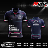 MOTOSHIRT MAZDA MAZ-A06-22 เสื้อคอปกแขนสั้น