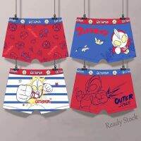 【Ready Stock】 ☏┅ C22 Summer New Childrens Panties Baby Boy 3-8 T Soft Cartoon Panties Underwear Spiderman Ultraman Boxer Briefs