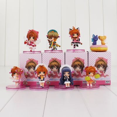 โมเดลซากุระมือปราบไพ่ทาโรต์ ฟิกเกอร์ Cardcaptor Sakura figure model 8 ชิ้น / เซ็ต ซากุระ มือปราบไพ่ทาโร่ ของสะสม ของเล่น ของเล่นถูกๆ ของเล่นเด็ก 🇨🇳