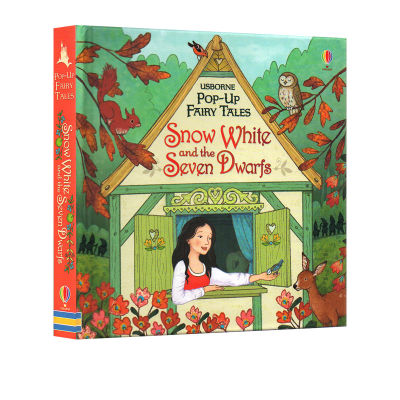 Original English Usborne snow white and the seven dwarfs three-dimensional book snow white and the seven dwarfs classic fairy tale picture book art early education enlightenment