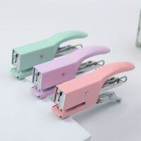 Deli Stapler Desk Binding Binder Book Durable Paper Stapling Fashion Colors School Supplies Stationery Office Accessories Staplers Punches