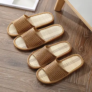 Rattan slippers deals