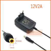 【✔】 PakDecor จัดส่งฟรี1X 12V2A AC 100V-240V อะแดปเตอร์แปลงไฟ DC 12V 2A 2000mA แหล่งจ่ายไฟปลั๊ก EU 5.5มม. X 3.0มม. ทั่วไปที่มีเข็ม