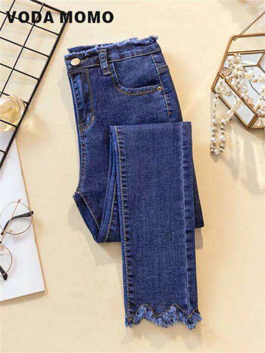 Free Cod New Jeans Pants High Waist For Women Refurbished Stretchable Skinny Fashion Korean Good 2761