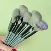 【LZ】❡  13Pcs Makeup Brushes Set Alta Qualidade Foundation Blush Powder Eyeshadow Kabuki Blending Cosmetic Brushes Beleza Maquiagem Ferramentas