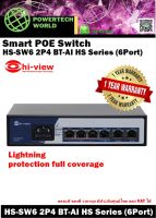 Smart POE Switch   HS-SW6 2P4 BT-AI HS Series (6Port)