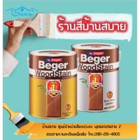 Pro +++ Beger สีย้อมไม้ ทาผนังภายในและภายนอก (เงา) (1แกลลอน) สีทาผนังไม้ ผนังไม้ สีทาไม้ ราคาดี อุปกรณ์ ทาสี บ้าน แปรง ทาสี ลายไม้ อุปกรณ์ ทาสี ห้อง เครื่องมือ ทาสี