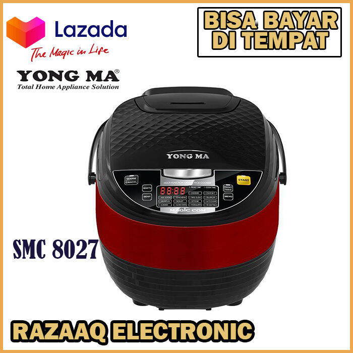 Yong Ma Rice Cooker/ Yong ma SMC8027 Digital Rice Cooker MERAH