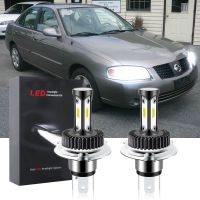 หลอดไฟหน้ารถยนต์ LED T12 6000K สีขาว แบบเปลี่ยน สําหรับ Nissan Sentra (N16) 2000 2001 2002 2003- 2012 (1 คู่)