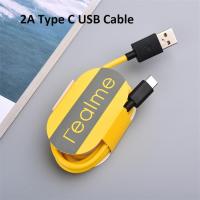 Realme 2A Fast Charge ประเภท C สาย USB ข้อมูลการส่งผ่านสาย C-Type สำหรับ Realme X 5 6 X50 X3 X5 Pro X50m X50t V5 C3