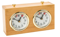 นาฬิกาจับเวลาหมากรุกแบบอนาล็อก(ไม้) Wooden Mechanical Analog Chess Clock