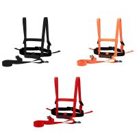 3Pcs Outdoor Resistance Band Anti-Falling Chest Strap Skiing Safety Traction Harness Rope with Nylon Webbing Buckles