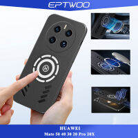 EPTWOO กล้องไร้กรอบเคสระบายความร้อนเมต50 40 30 20 Pro 20X,กล้องเคสโทรศัพท์ไร้กรอบพร้อมเลนส์กล้องฝาหลังผิวด้านแข็งเคสกันกระแทกสำหรับ ผู้ชายผู้หญิง HY-02