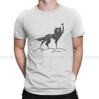 Wolf Black Raise Hand Tshirt Homme MenS Clothing Blusas Cotton T Shirt For Men