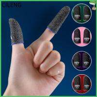 CILENG 1 Pair Mobile Breathable Cover Touch Screen Anti-slip Finger Cots Game Fingertip Gloves