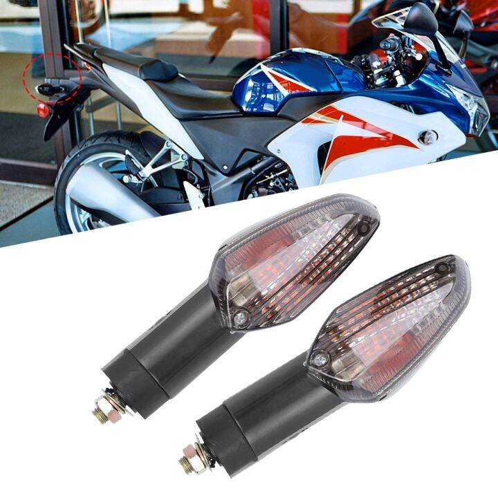 1-คู่ไฟเลี้ยวไฟกระพริบไฟแสดงสถานะ-flasher-lamp-fit-สำหรับ-honda-cbr250r