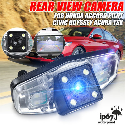 มุมมองด้านหลังกล้องสำรองสำหรับจอดรถฮอนด้าแอคคอร์ดนักบิน Civic สำหรับ Acura TSX โอดิสซี
