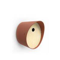 Bird house round  brown (Size D 24 x H 23 cm) - บ้านนก Modern แบรนด์ Capi Europe