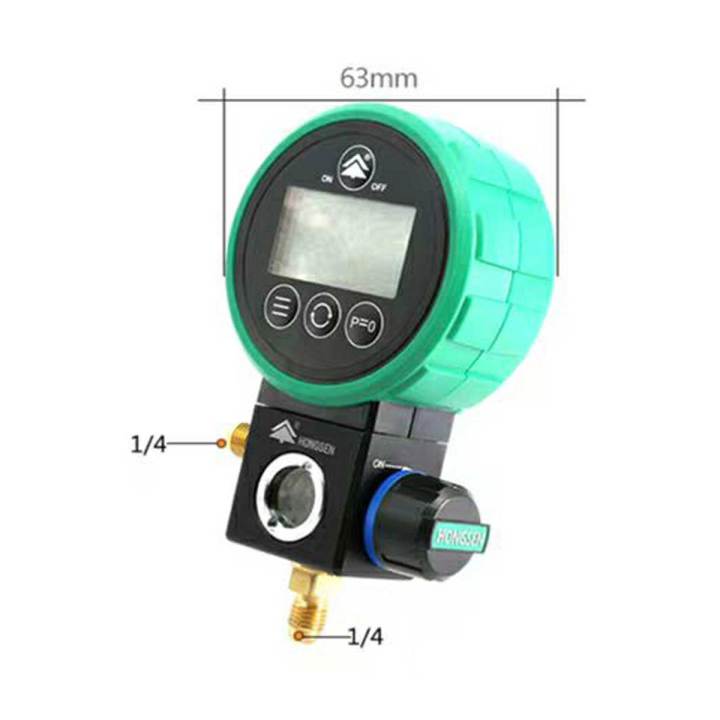เกจ์วัดน้ำยา-แอร์-หัวเดี่ยว-แสดงผลแบบดิจิตอล-hongsen-hs-d480al-ah-พร้อมสาย-36-นิ้ว-r32-r22-r600-r134a-r410aวัดได้ทุกน้ำยา-มีกล่องเก็บอุปกรณ์