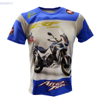 New！Honda 2023！CRF 1100L African Twin Adventure 3D Printed Motorcycle T-shirt 2019 2020 CRF African Twin High quality products （Freeprinting of names）