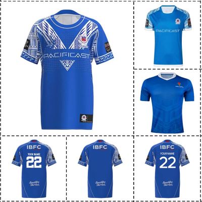 Quality Rugby Jersey Free Number）Top Mens Delivery Size:S-5XL（Print [hot]2022 Custom Name Home Samoa