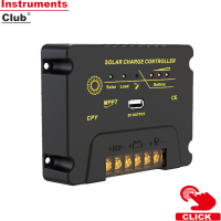 Instruments เครื่องควบคุมที่ชาร์จพลังงานแสงอาทิตย์แบบการระบุตัวตนอัตโนมัติ12โวลต์/24โวลต์เรกูเลเตอร์แบตเตอรี่แผงโซล่าตัวควบคุมพลังงานแสงอาทิตย์