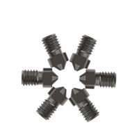 ▤ 1Pc 3D Printer Parts Hardened Steel Die Steel Nozzle J-Head Extruder For 0.2/0.3/0.4/0.5/0.6/0.8/1.0mm for 1.75mm For 3D V6 V5