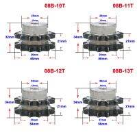 1ชิ้น08b 10ฟันถึง27ฟันโซ่แถวคู่เกียร์45เหล็ก