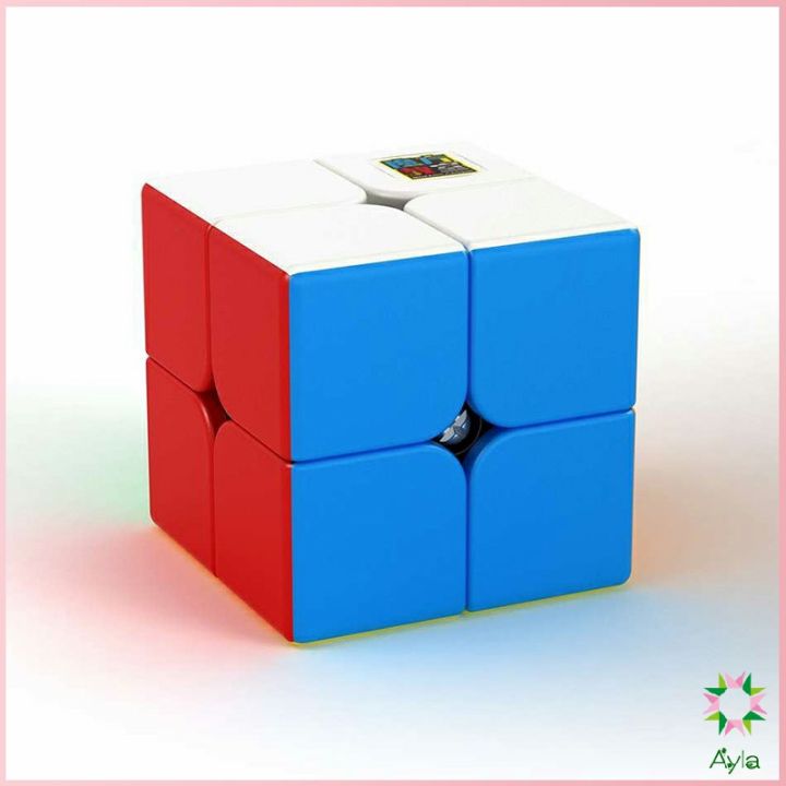 ayla-รูบิค-2x2x2-ยอดนิยม-หมุนลื่น-รูบิคของเล่นสำหรับเด็กเสริมพัฒนาการ-twist-puzzle-rubiks-cube-amp-racing-cube
