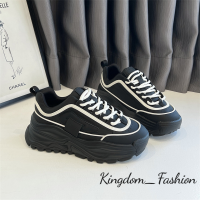 Kingdom_Fashion ยอดนิยม รองเท้าผู้หญิง รองเท้าผ้าใบ รองเท้าสุขภาพ รองเท้าแฟชั่น B96F00Y 37Z230912