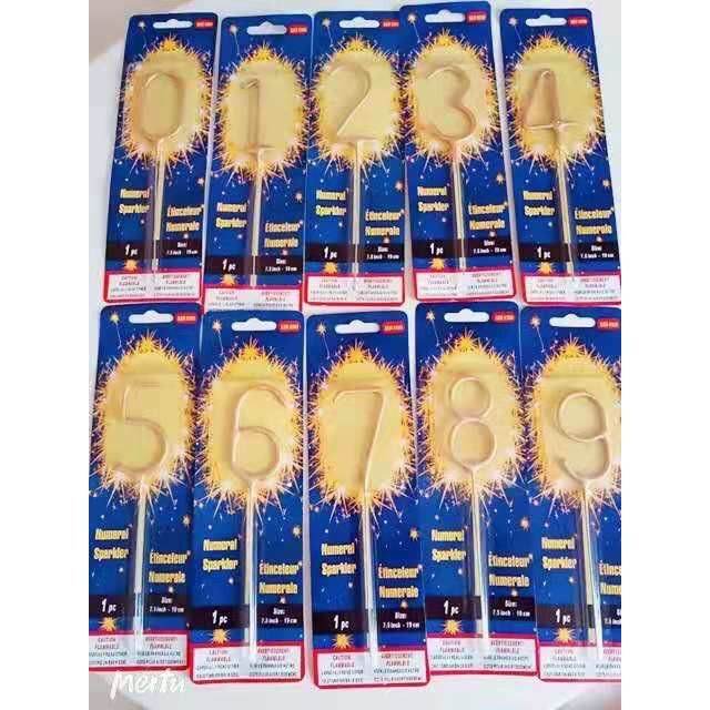 Sparkling Number Candle Lazada PH