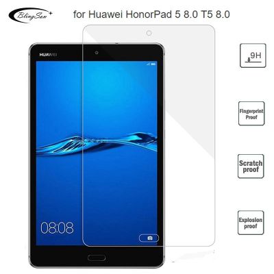 《Bottles electron》Huawei HonorPad 5 8.0แท็บเล็ตกระจกนิรภัยสำหรับ,AL00HN JDN2-W09HN T5ฟิล์มสำหรับหัวเว่ยปกป้องหน้าจอ