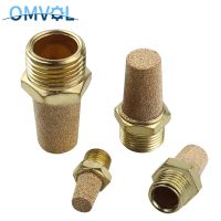 ✹ 1Piece Noise Filter Reducer Connector Copper Fitting Pneumatic Brass Exhaust Muffler Pneumatic Silencers M5 1/8 quot; 1/4 quot; 3/8 quot; 1/2 quot;