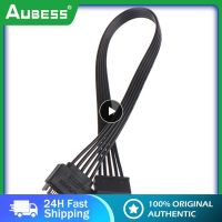 30cm Ul 1007 18awg Wires 15pin Sata Power Extension Cable For Hdd Ssd Sata 15pin Male To Female Female Power Extension Cable