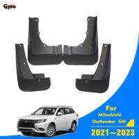 JHTJHNDTGFJHND สำหรับ Mitsubishi Outlander GN 2021 2022 2023รถ Mud Flaps Mudflaps Mudguards Fenders Tuning Splash Duraflap Protector อุปกรณ์เสริม