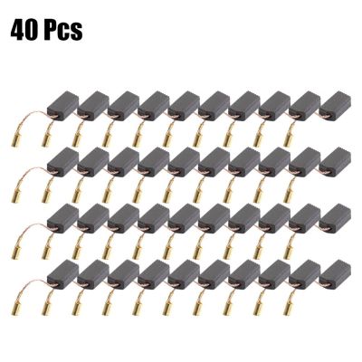 40Pcs 6mm*8mm*14mm Motor Carbon Brushes Set For Electric Drill Angle Grinder Accessories Woodworking Tools Chainsaw Ferramentas Rotary Tool Parts Acce