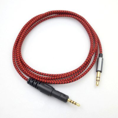 ✁☄☼ Replacement Audio Cable Wire for Audio-technic ATH-M50x M40x Nylon Woven Headphones cable Headset Accessories