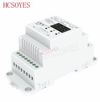 【⊕Good quality⊕】 uylexs Dl Dmx512 4ช่องสัญญาณไปยังตัวถอดรหัส1-10V/0-10V อินพุต Dc5-24v 4ch 20ma/Ch 10V Pwm Dmx Address Track Type