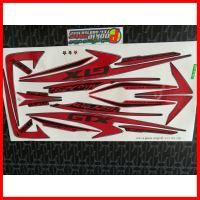 Sticker สติ๊กเกอร์ yamaha MIO 125 GTX ติดรถสี ดำแดง ปี 2013 รุ่น 4 ชิ้นSticker Motorcycle